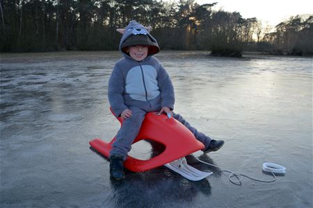 Genieten van de ijspret