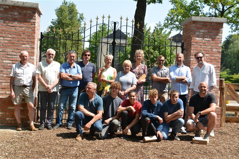 Gerestaureerde poort van Domein Bovy is klaar