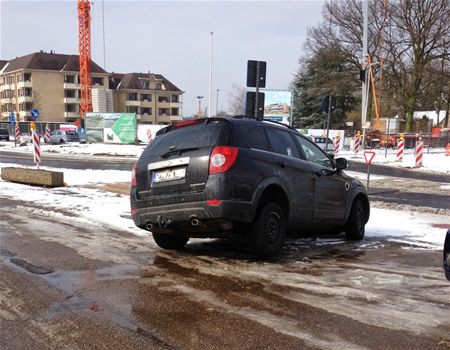 Gevaarlijk om vast te rijden