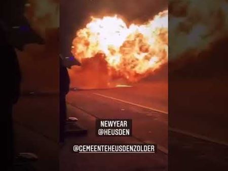 Zware explosieven en vandalisme in Koolmijnlaan