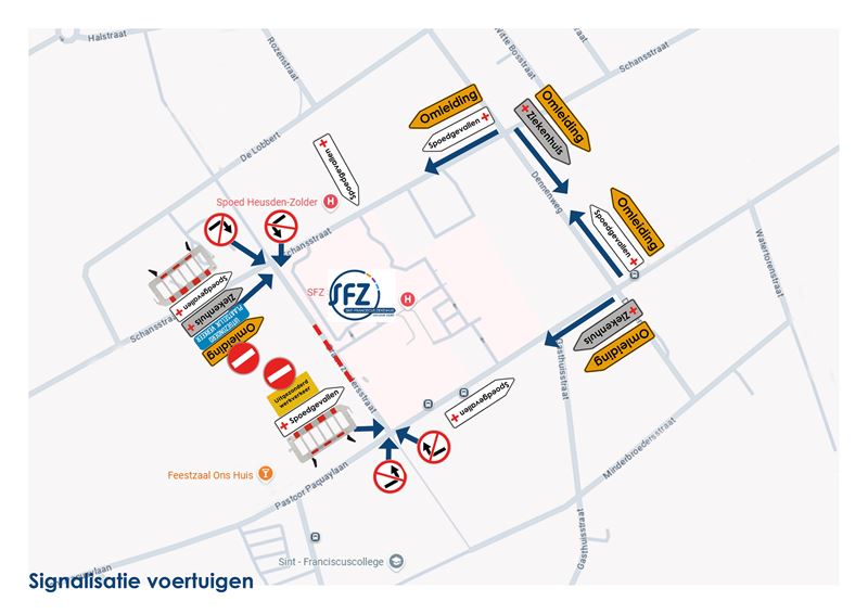 Grauwzustersstraat tijdelijk onderbroken