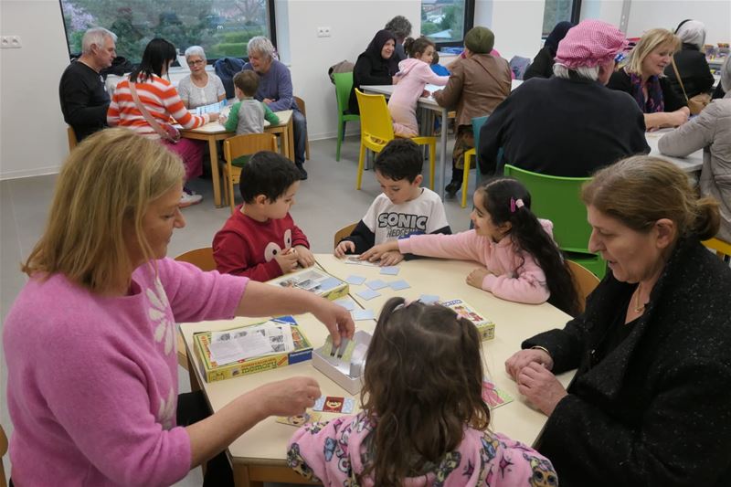 Grootouders kwamen spelen op school
