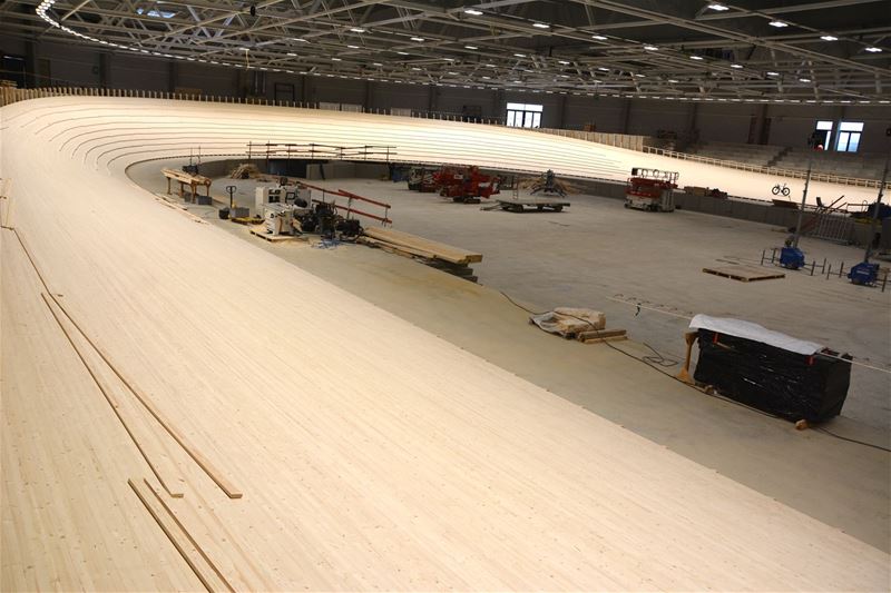 Grote materiaaldiefstal op werf velodroom