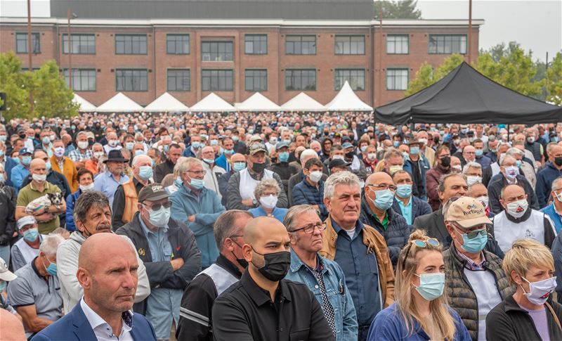 Bijna 5000 ex-mijnwerkers op meeting in Houthalen