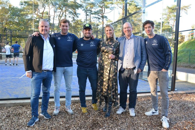 Grote opkomst voor opening padel op circuit