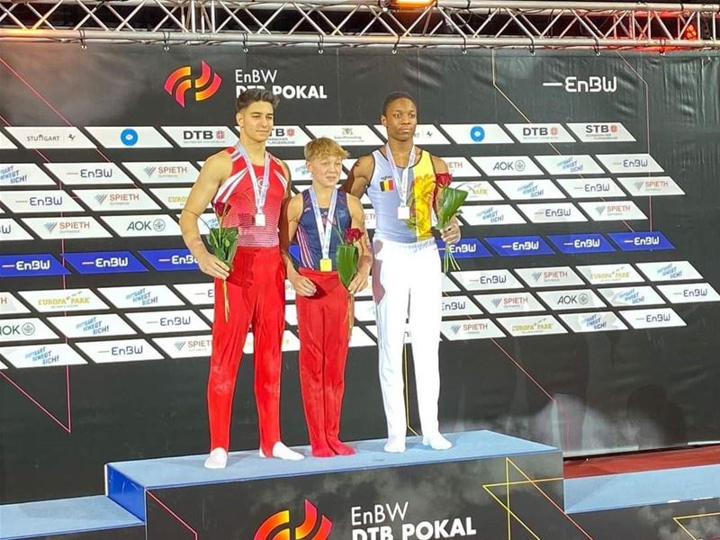 Gymnast Kyano Schepers wint brons in Duitsland