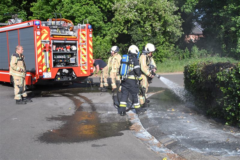 Haagbrand door onkruidverbrander