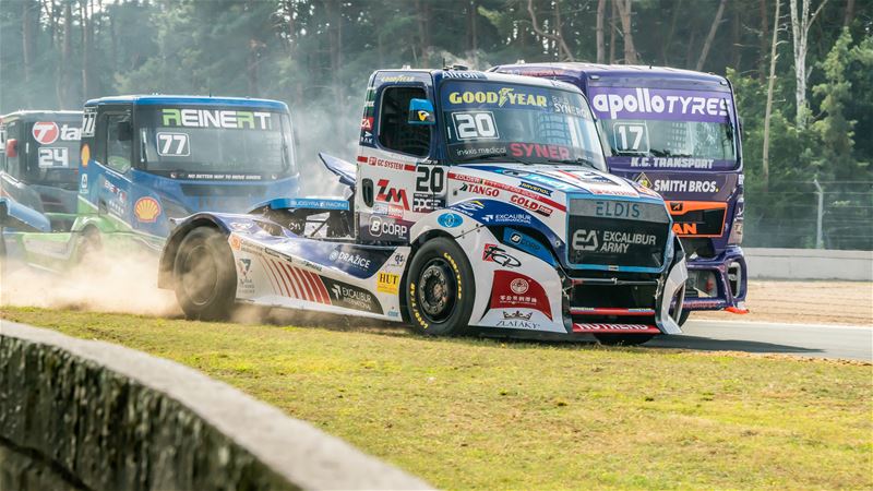 Hahn en Kiss maakten zondag het mooie truckweer