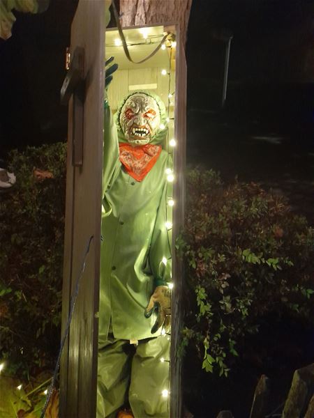 Halloweensfeer in de Savoerenweg