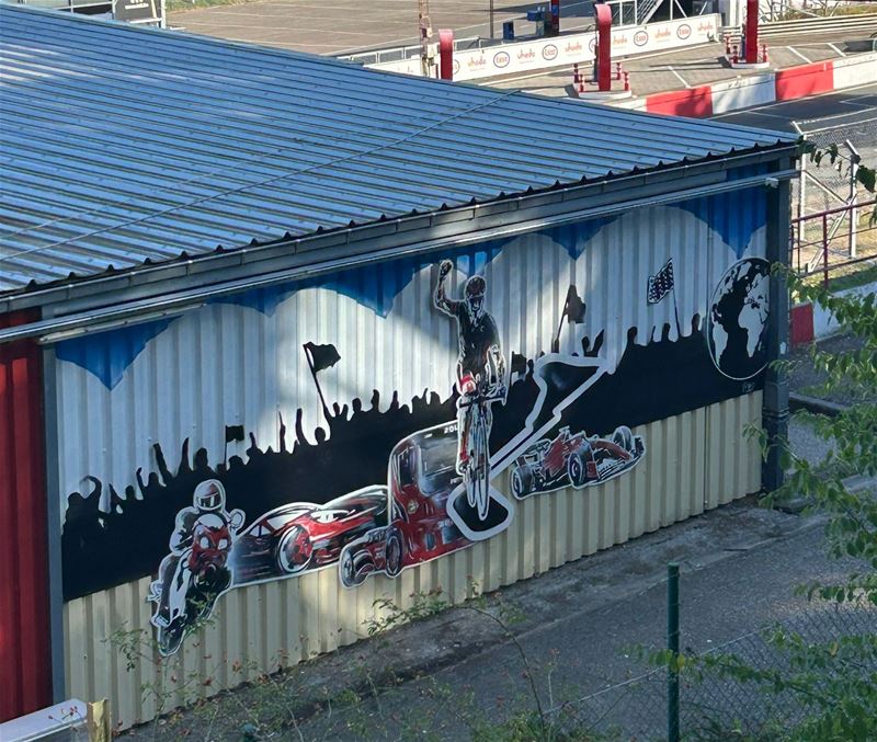 Het circuit in een kunstwerk