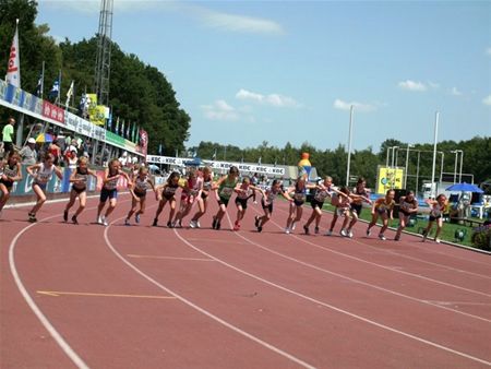 Het is puffen voor de jonge atleten