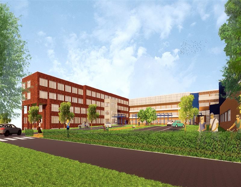 Het toekomstige uitzicht van het ziekenhuis