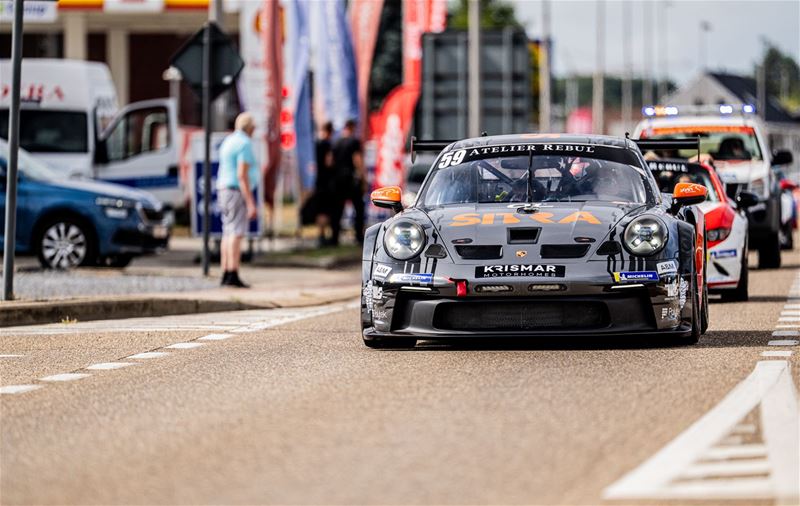 Het traject van de parade van de 24 Uren