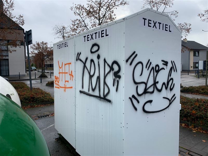 Heusden-Centrum geteisterd door graffiti