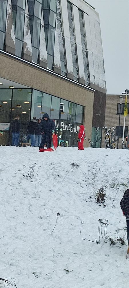 Heusden-Zolder in de sneeuw