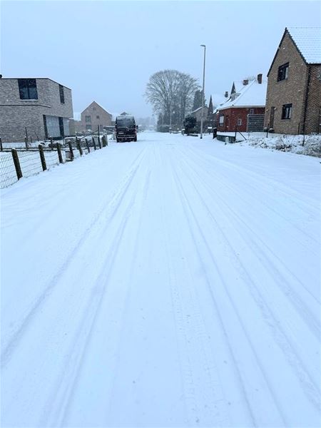 Heusden-Zolder in de sneeuw