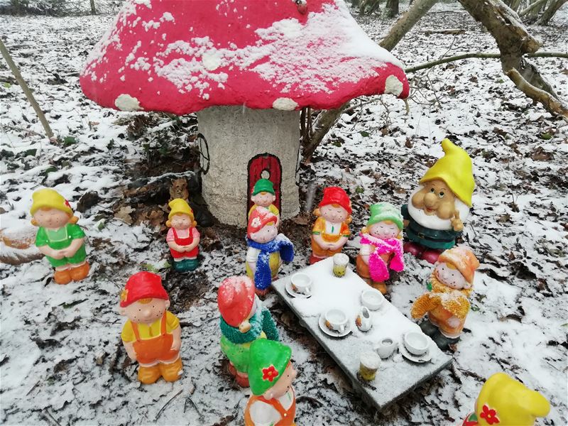 Heusden-Zolder in de sneeuw