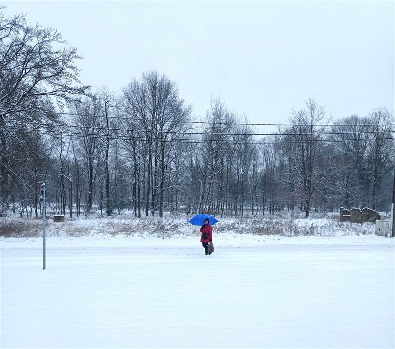 Heusden-Zolder in de sneeuw