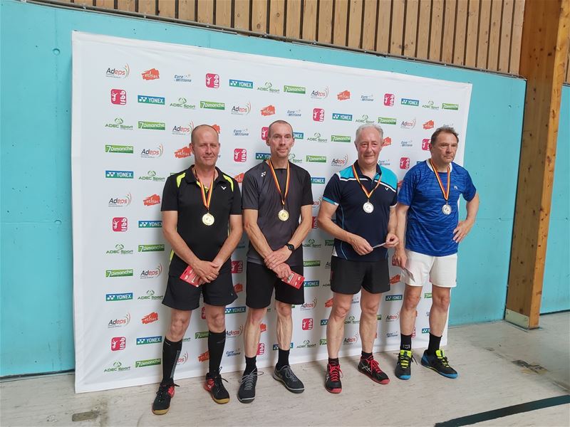 Heusdense senioren succesvol op BK badminton
