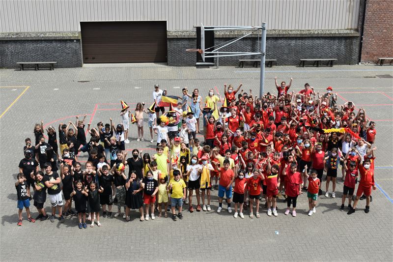 Hevige supporters in De Brug