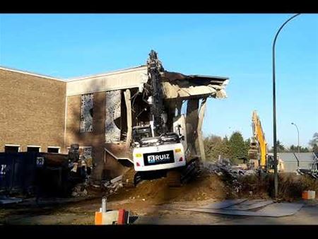 Hoe de voorzijde van CC Muze tegen de grond ging