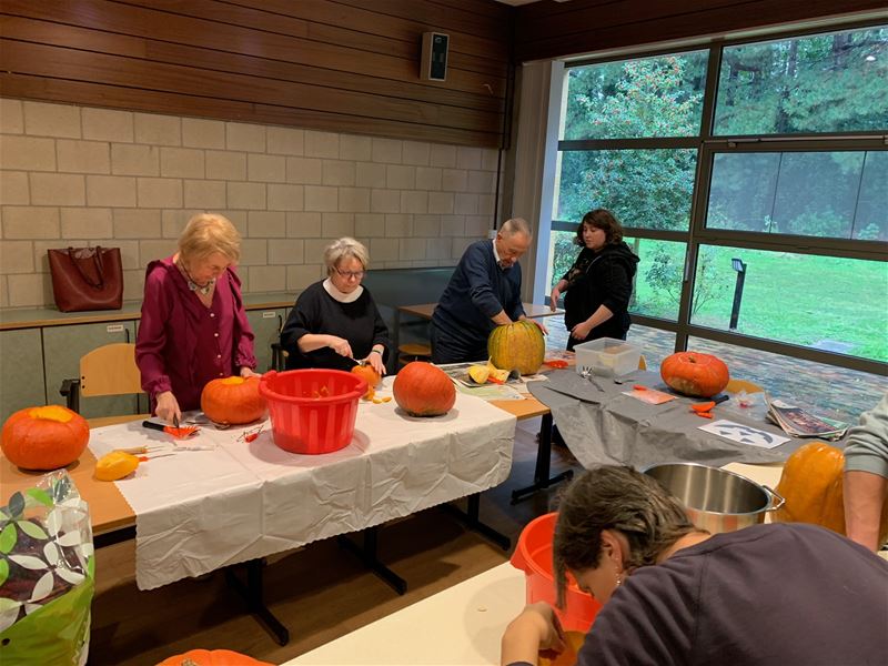 Iedereen beleefde pompoenenpret in De Zandloper