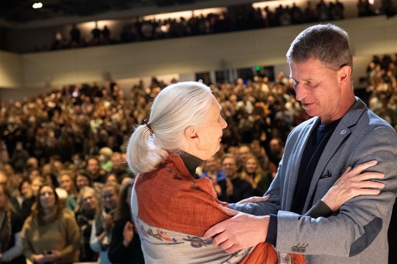Ignace Schops ambassadeur Jane Goodall Institute