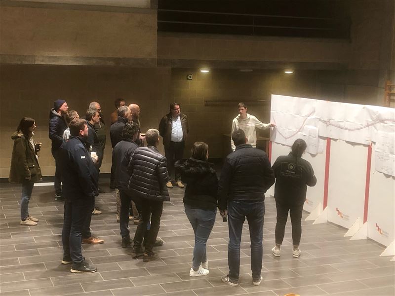 Info over fietspaden in Westlaan en Kerkstraat