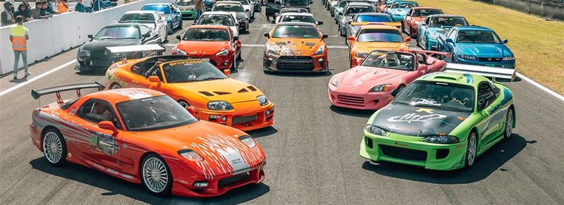 Japfest: circuit in het teken van Japanse auto's