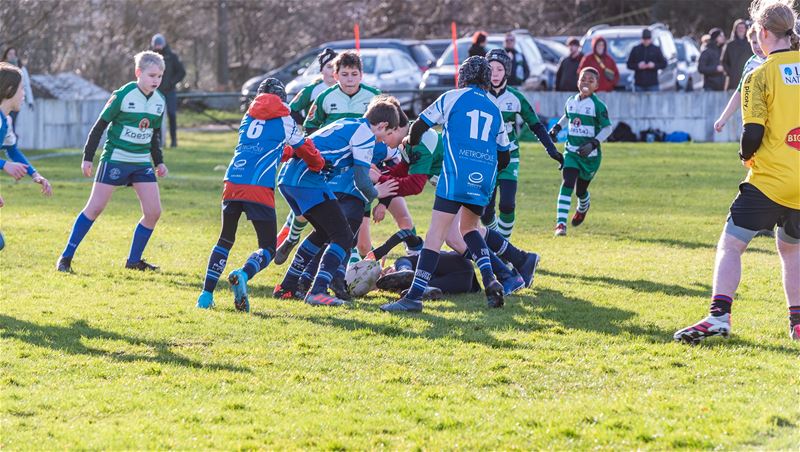 Jeugd betwistte een tornooi bij Rugbyclub 9
