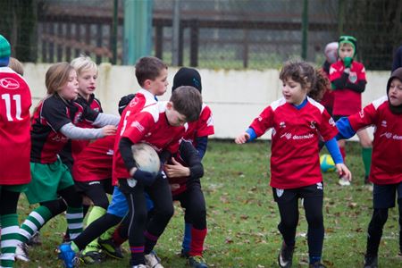 Jeugdtornooi bij rugbyclub 9