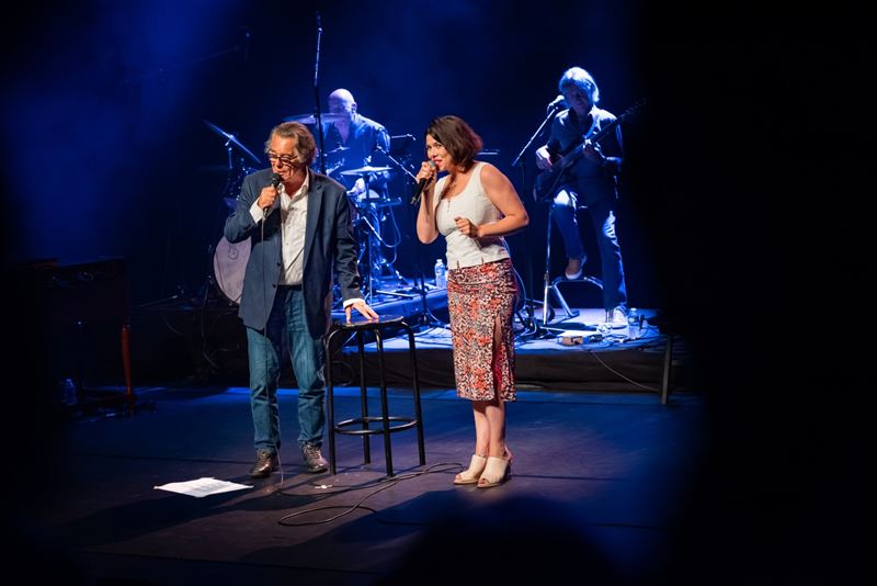 Johan Verminnen viert samen met Pauline