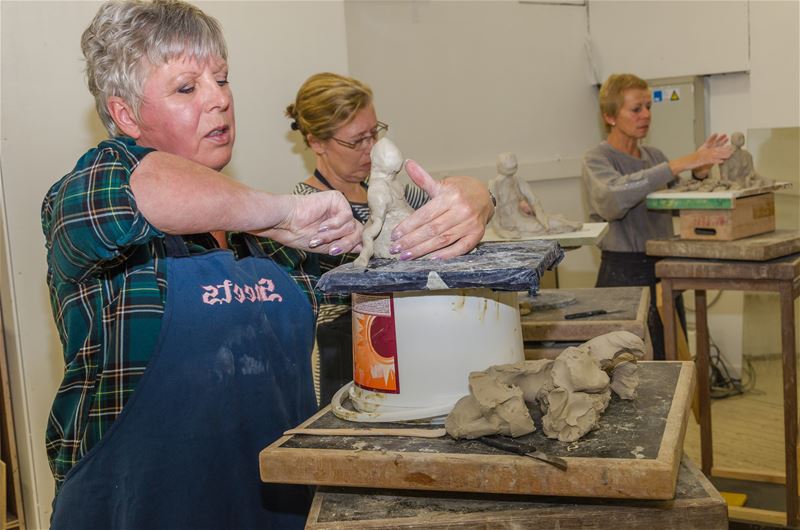 Kandidaat-kunstenaars gaan er gretig tegenaan