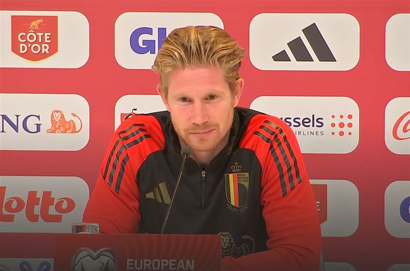 KDB keert niet terug naar België om te voetballen