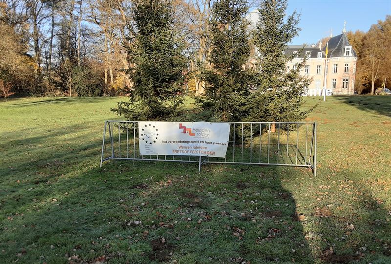 Kerstbomen staan er, dit jaar zonder plechtigheid