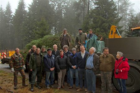 Kerstboom van St. Hubert naar Meylandt verhuisd