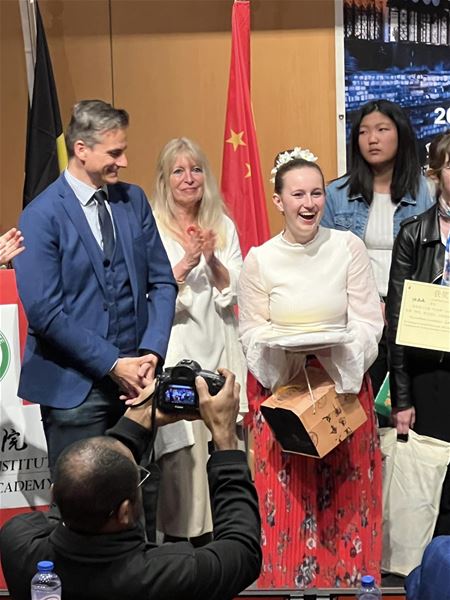 Kiana Vanderbiesen  mag deze zomer naar China