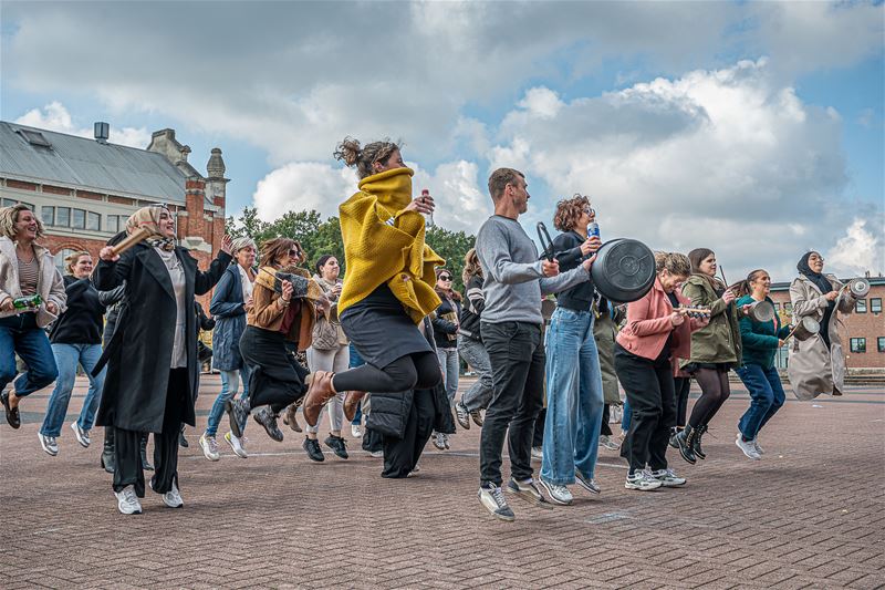Kinderbegeleidsters maakten flink wat tamtam