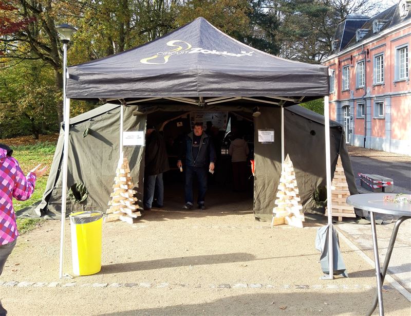 Klaar voor de wandeling aan Meylandt