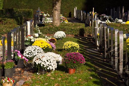 Kleuren, licht en verdriet op Allerheiligen