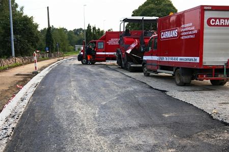 Koerselsebaan wordt geasfalteerd