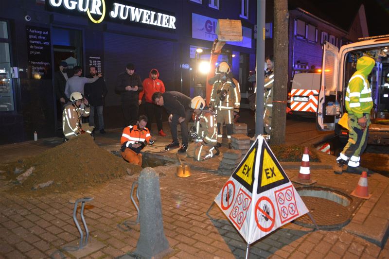 Koolmijnlaan: gaslek door weggespoelde ondergrond