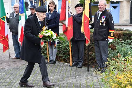 Korte plechtigheid in Zolder