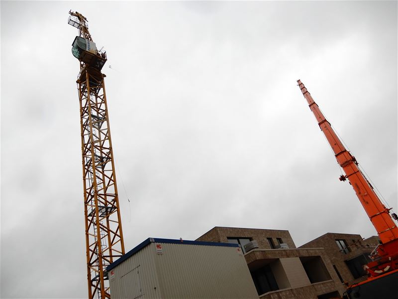 Kraan verdwijnt uit Heusdense skyline