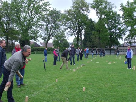 Kubb-tornooi bij KWB-Eversel