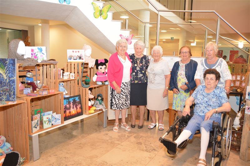 Kunstenaars van Hof ter Bloemen tonen hun werk