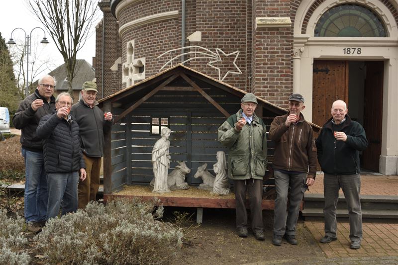 KWB heeft kerststal in Bolderberg geplaatst