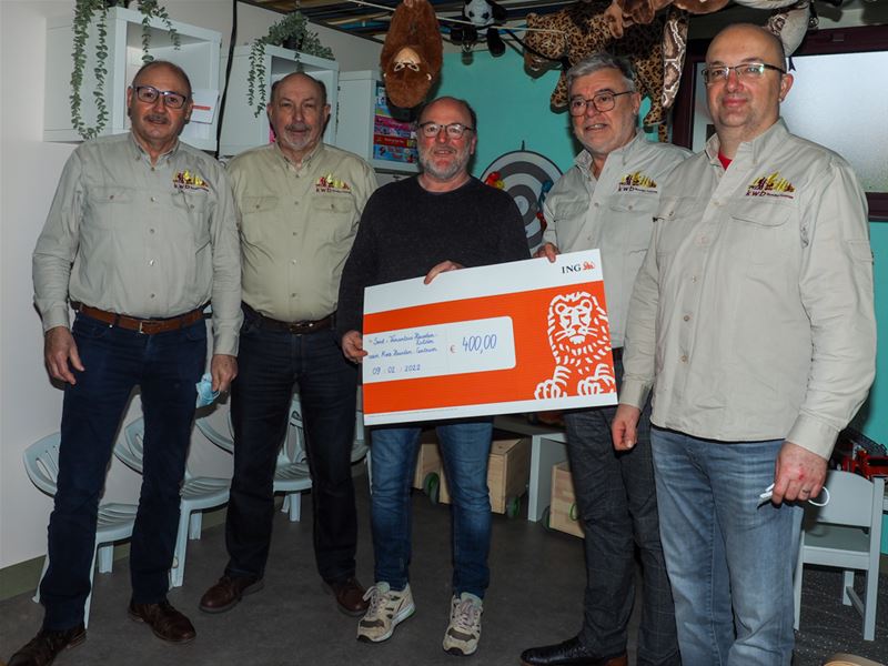 KWB Heusden steunt Sint-Vincentius