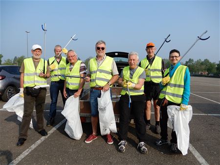 KWB ruimt zwerfvuil in Heusden op