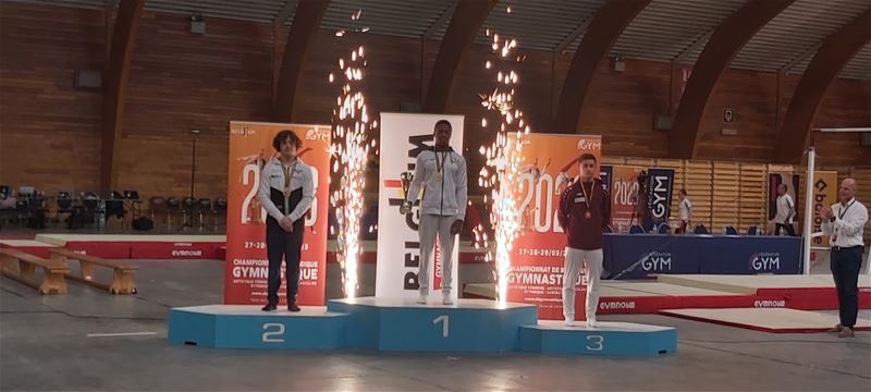 Kyano Schepers is Belgisch kampioen toestelturnen